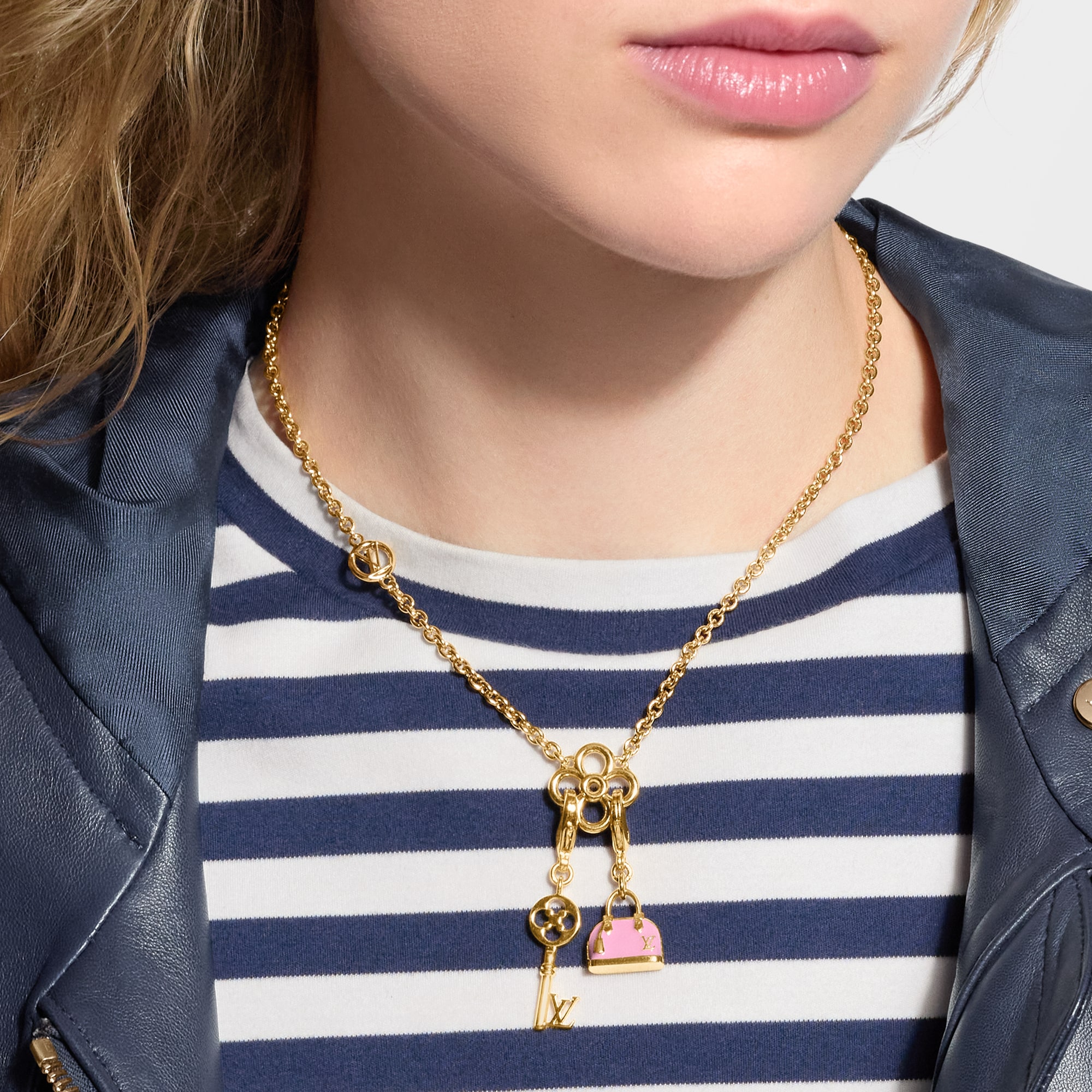 アクセサリー LOUIS VUITTON Monogram Charms Necklace LV Charms Necklace S00 - Women - Fashion Jewelry | LOUIS VUITTON ®